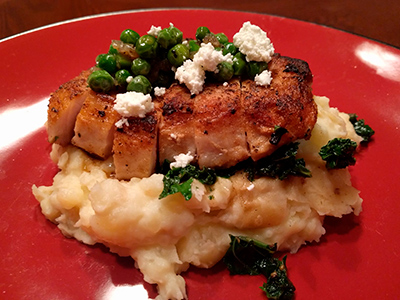Blue Apron Spiced Pork Chop
